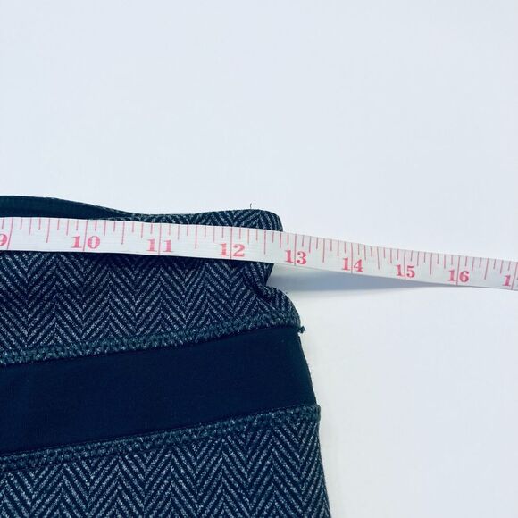 Lululemon Run: Inspire Crop II All‎ Luxtreme Size 6 Giant Herringbone Black - Picture 9 of 12